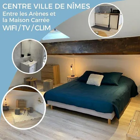 Un Petit Paradis, Centre Ville De Nîmes Buitenkant foto